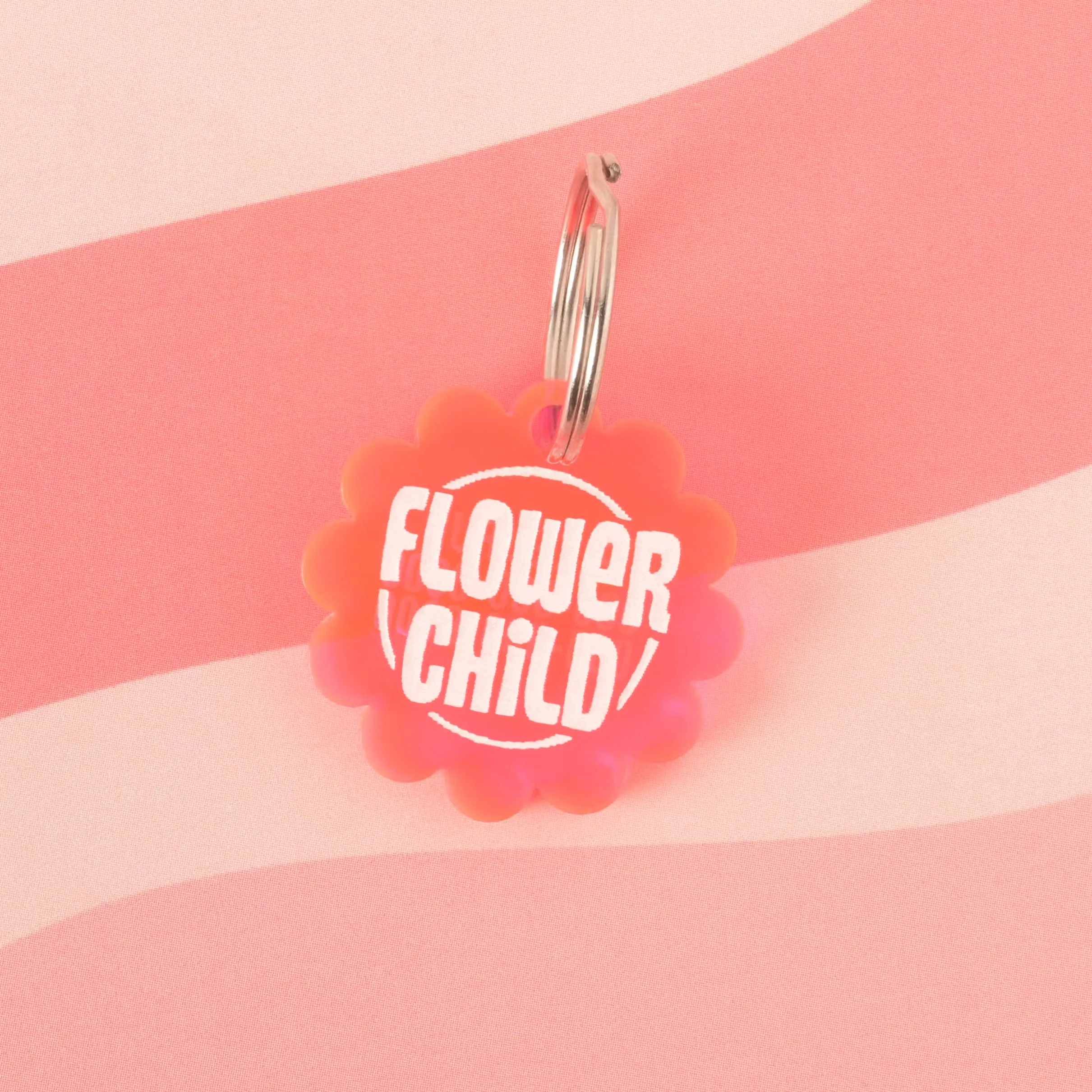 Flower Child Personalized Pet Tag