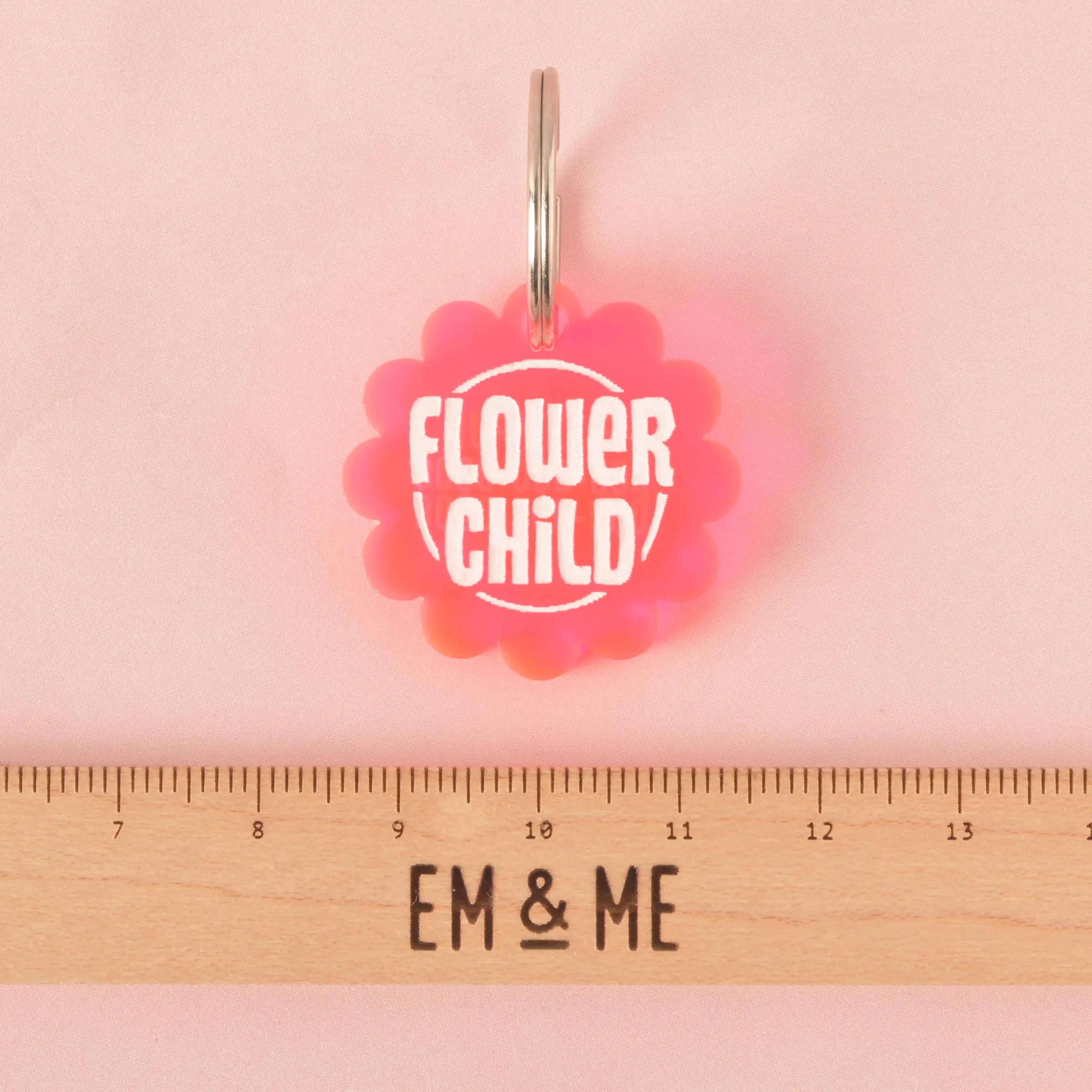 Flower Child Personalized Pet Tag