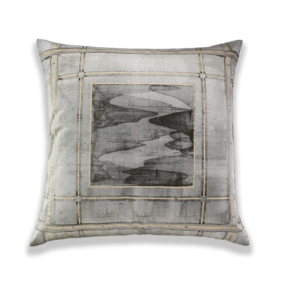 Frame Grey Euro Sham by Ann Gish
