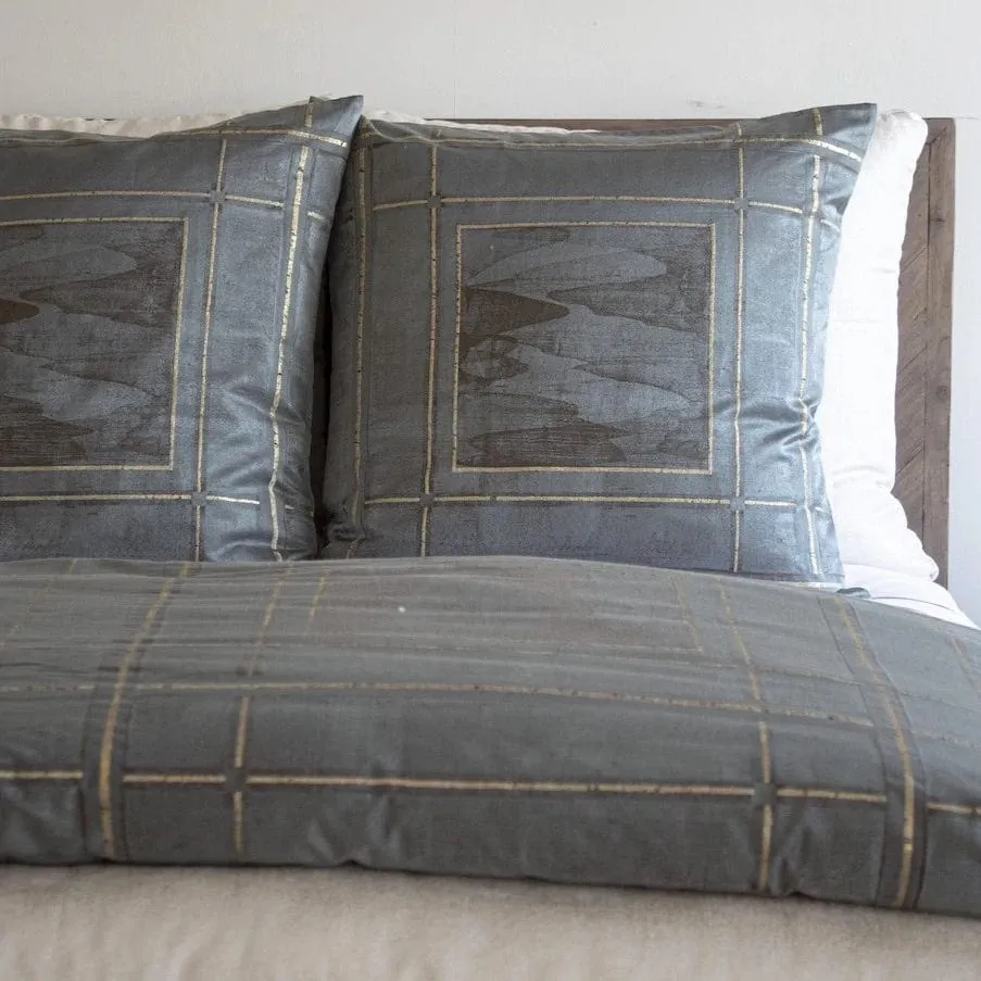Frame Slate Euro Sham by Ann Gish