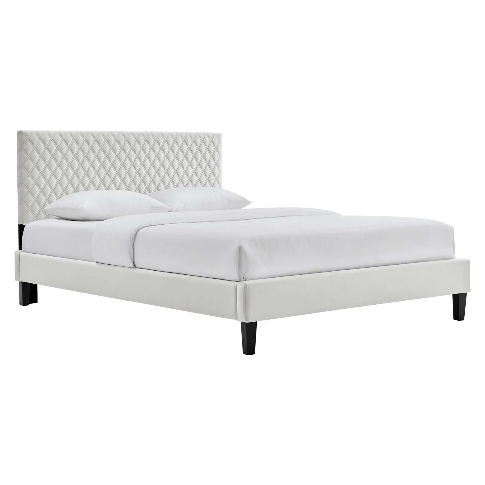 Garcelle Performance Velvet Full Platform Bed By Modway - MOD-7040