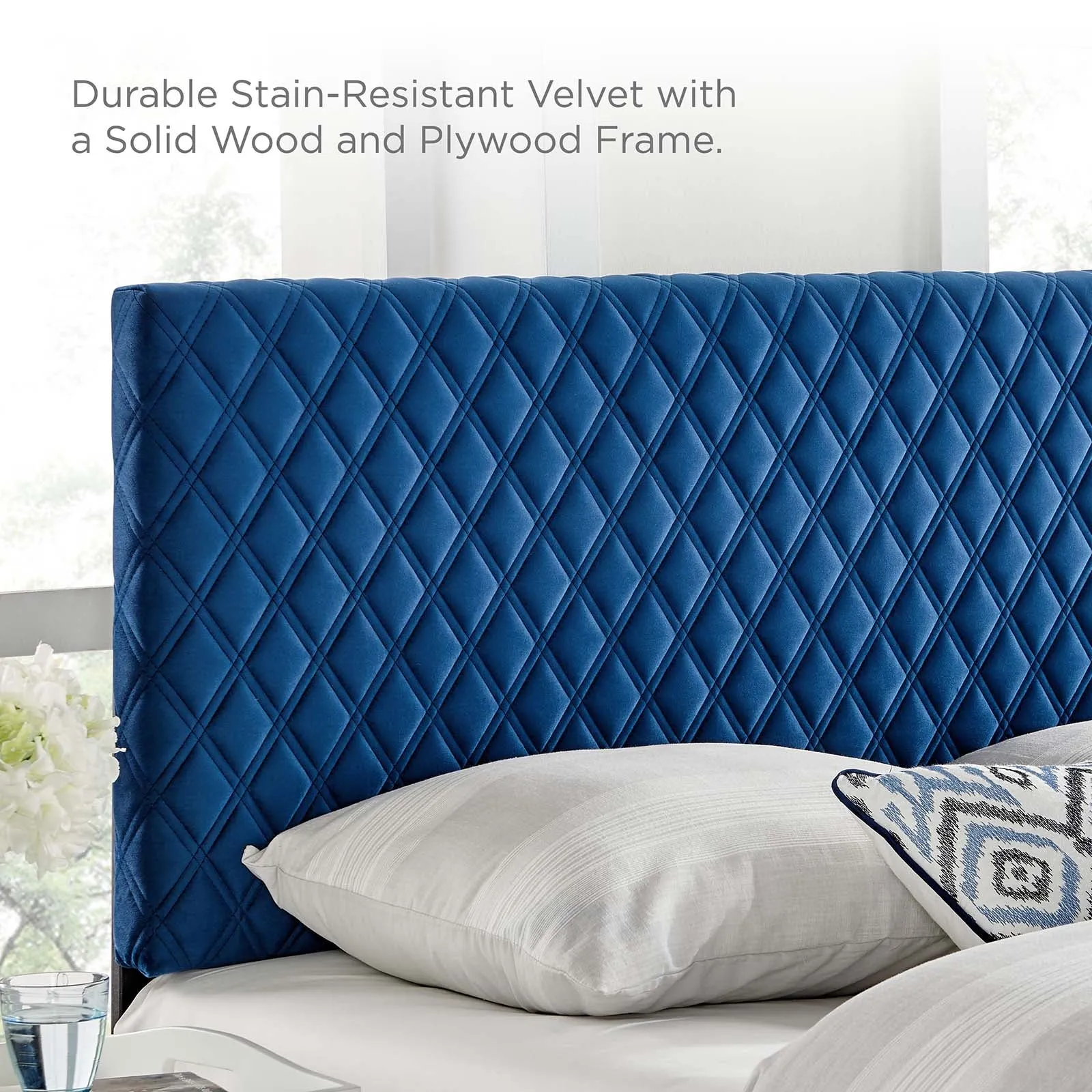 Garcelle Performance Velvet Full Platform Bed By Modway - MOD-7040