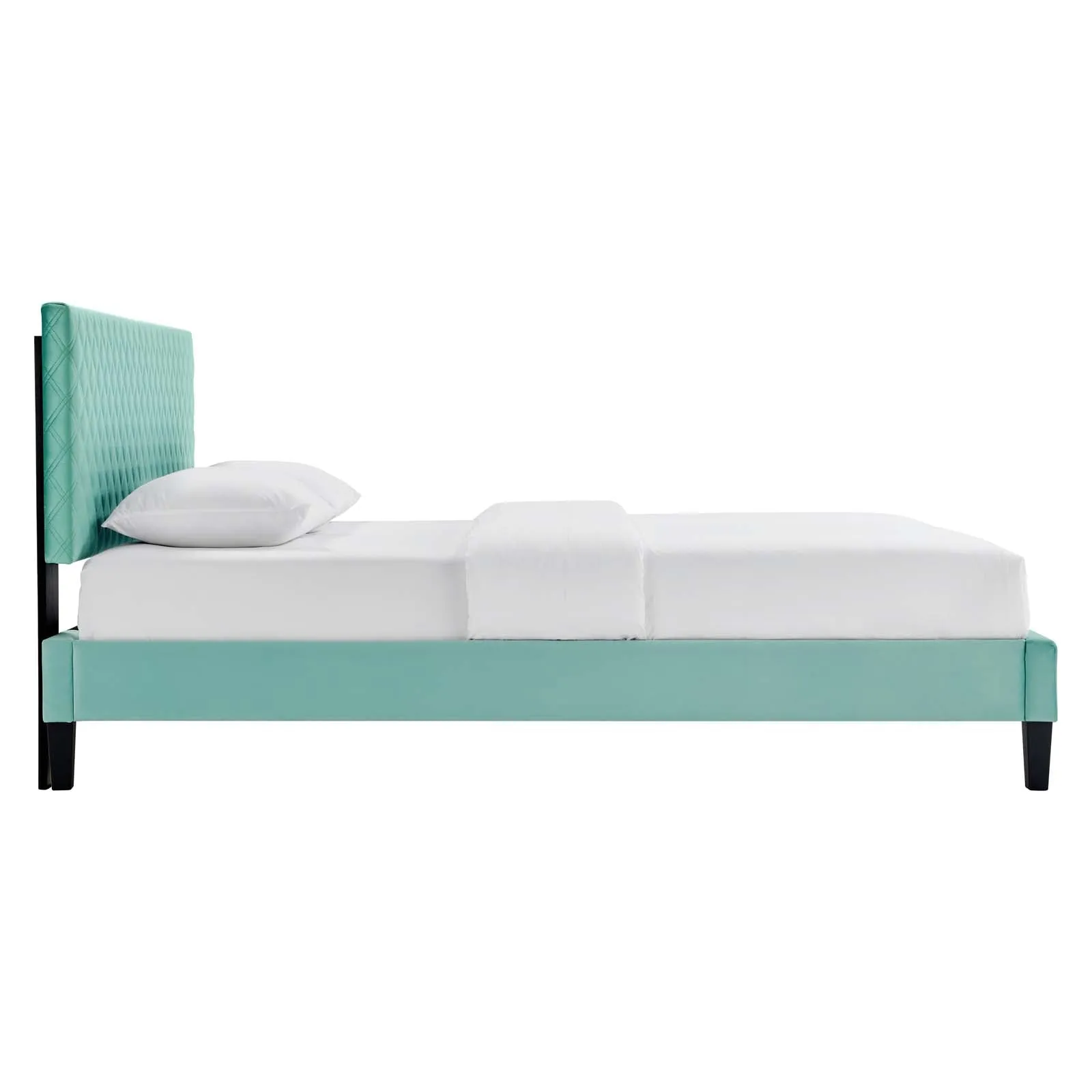 Garcelle Performance Velvet Full Platform Bed By Modway - MOD-7040