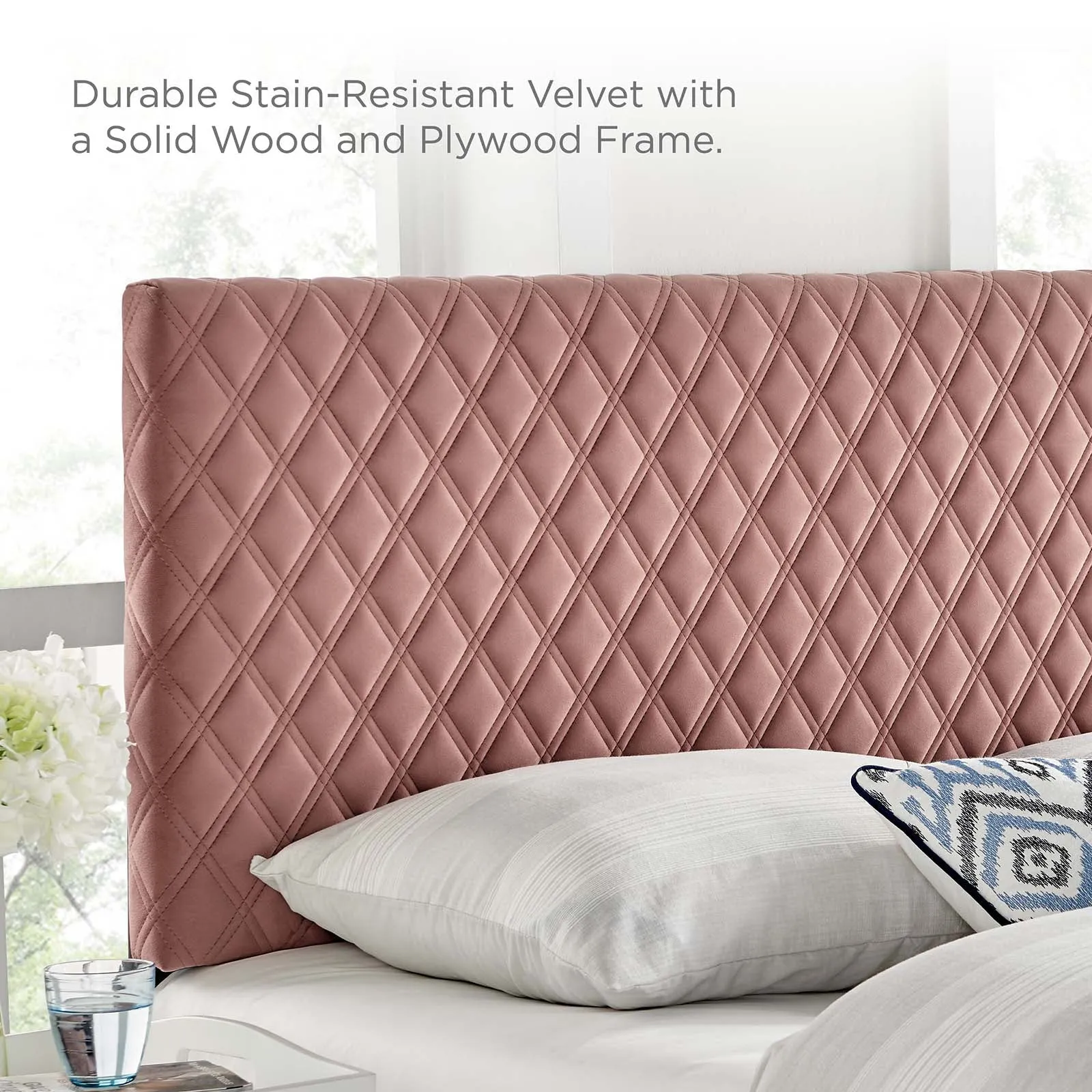 Garcelle Performance Velvet Full Platform Bed By Modway - MOD-7040