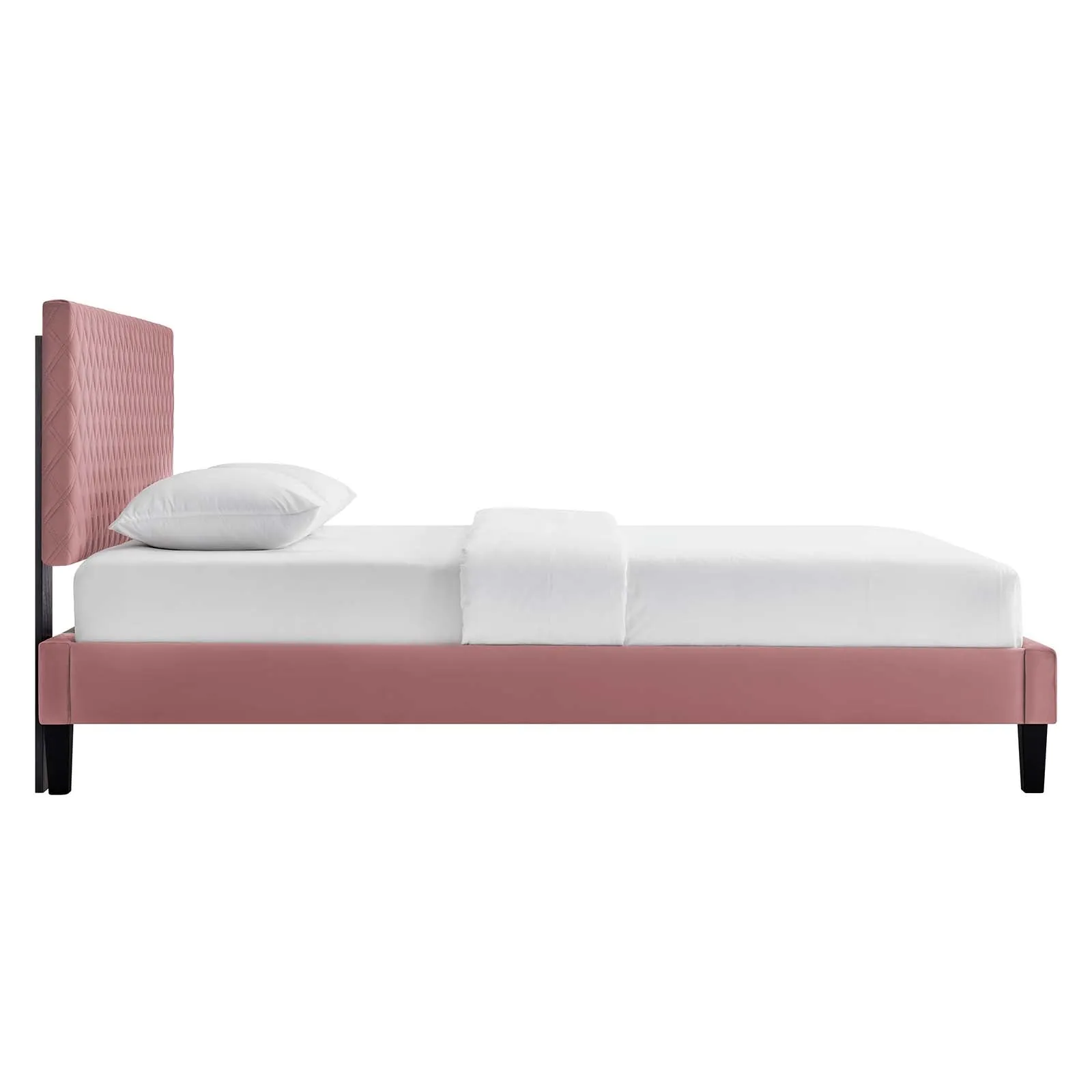 Garcelle Performance Velvet Full Platform Bed By Modway - MOD-7040