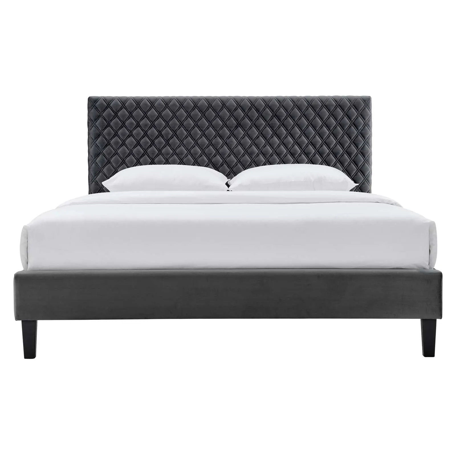 Garcelle Performance Velvet Full Platform Bed By Modway - MOD-7040