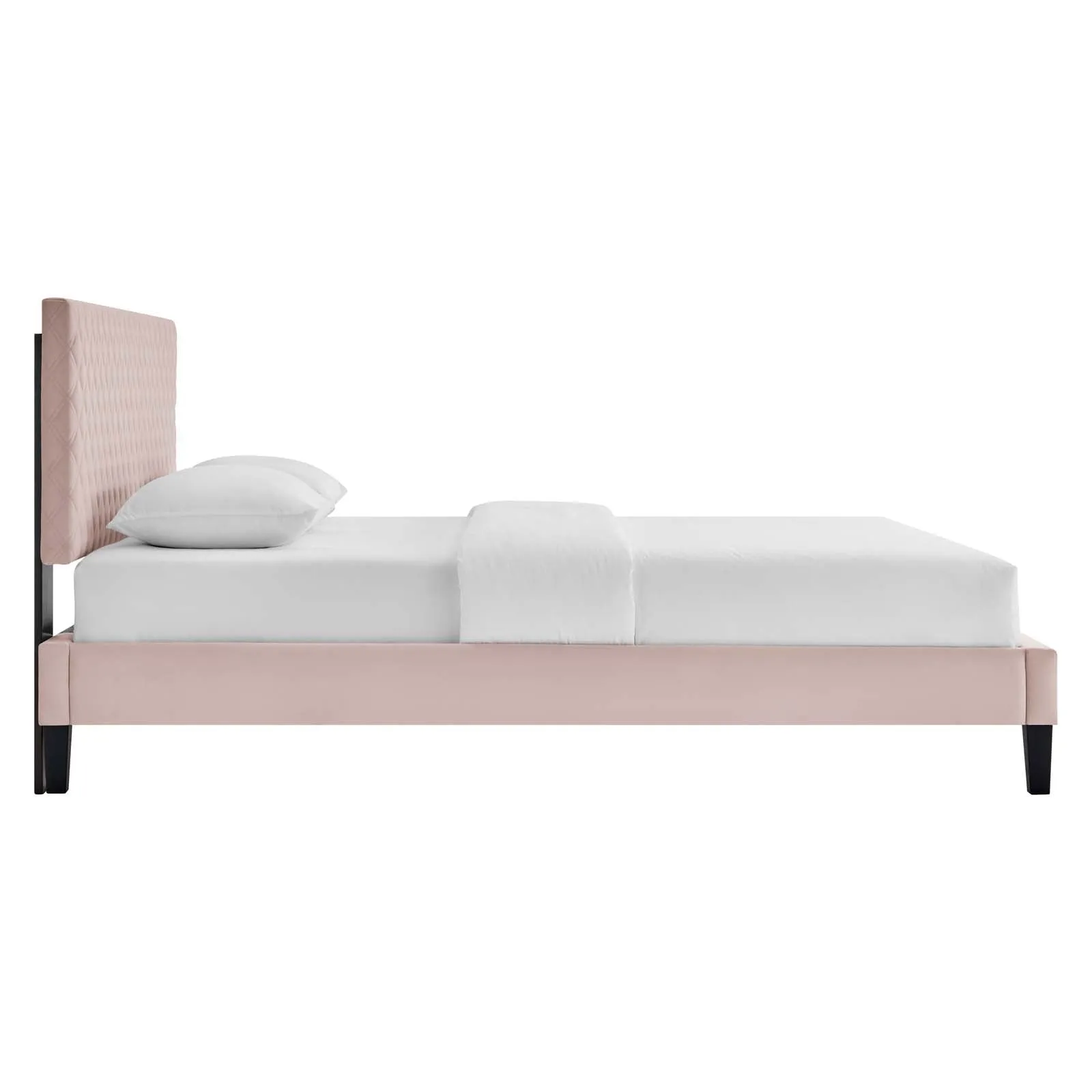 Garcelle Performance Velvet Full Platform Bed By Modway - MOD-7040