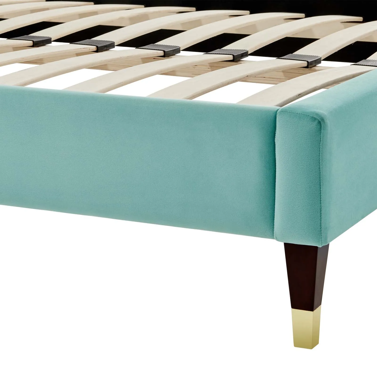 Garcelle Performance Velvet Queen Platform Bed By Modway - MOD-6290