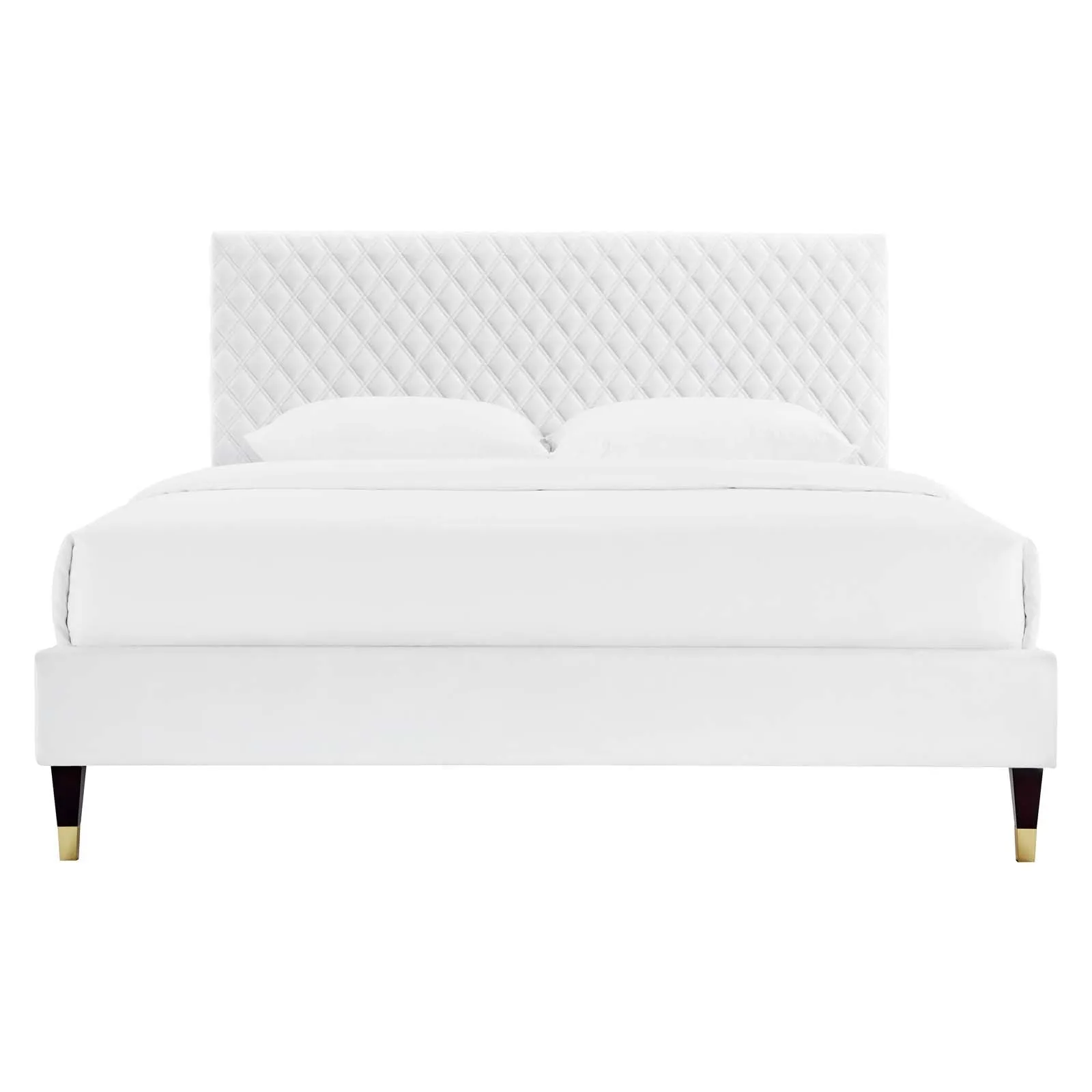 Garcelle Performance Velvet Queen Platform Bed By Modway - MOD-6290