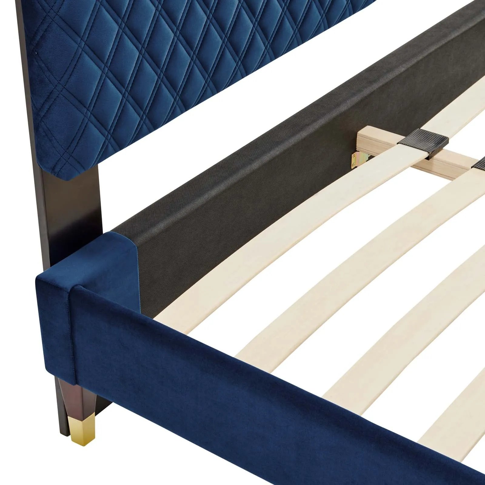 Garcelle Performance Velvet Queen Platform Bed By Modway - MOD-6290