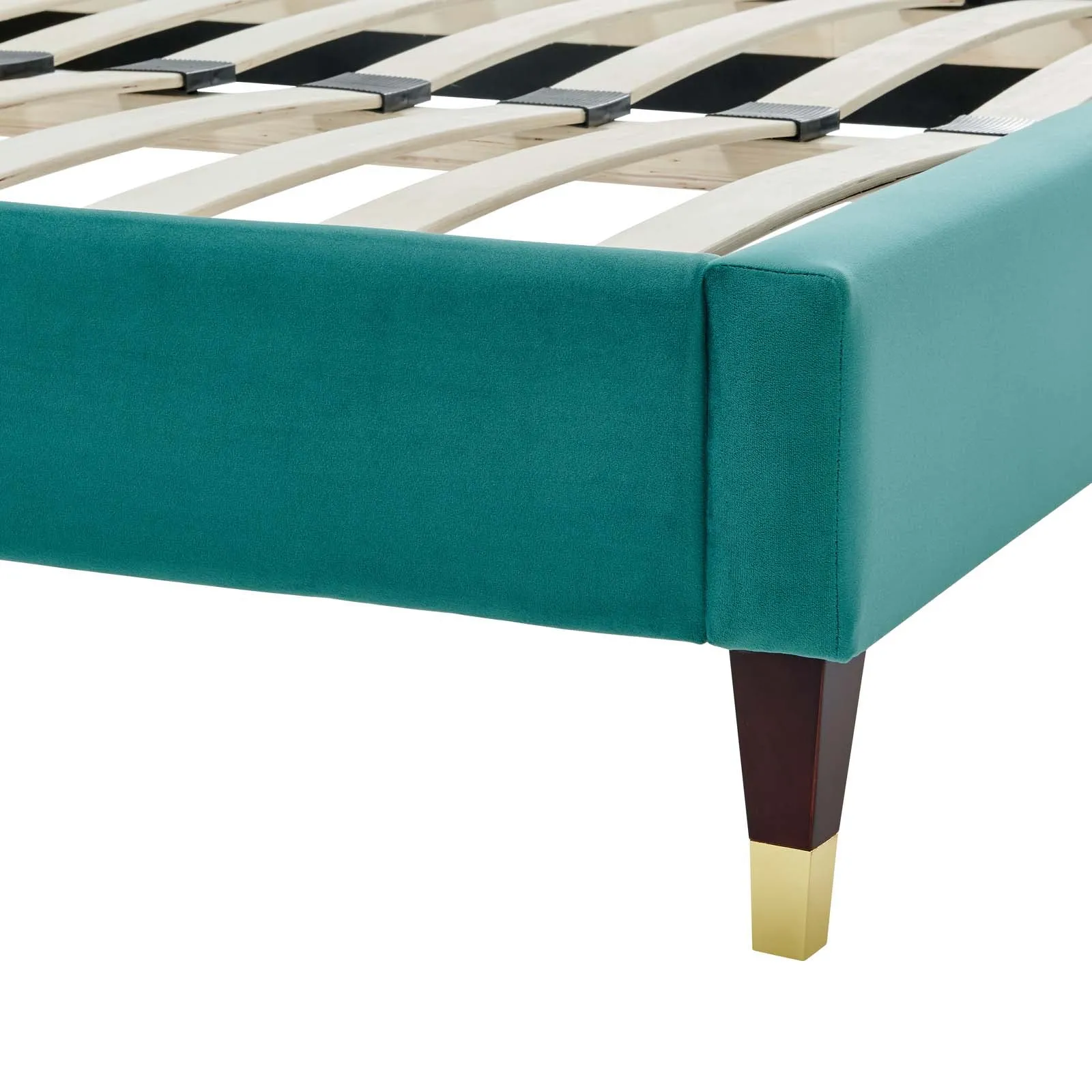 Garcelle Performance Velvet Queen Platform Bed By Modway - MOD-6290