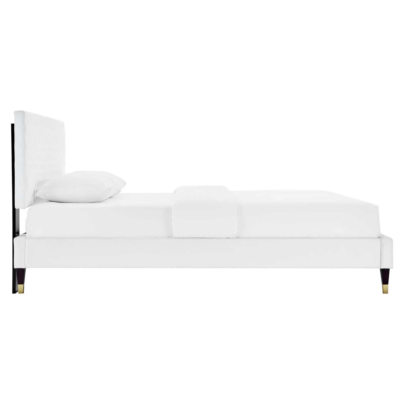 Garcelle Performance Velvet Queen Platform Bed By Modway - MOD-6290