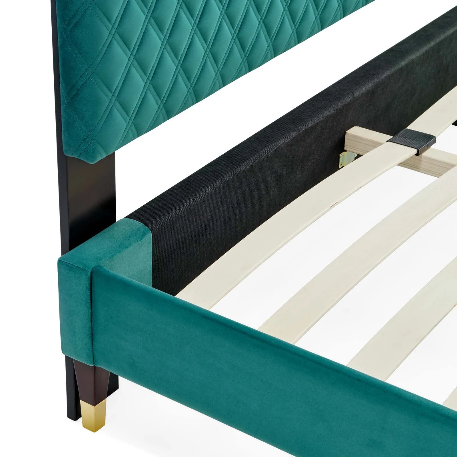 Garcelle Performance Velvet Queen Platform Bed By Modway - MOD-6290