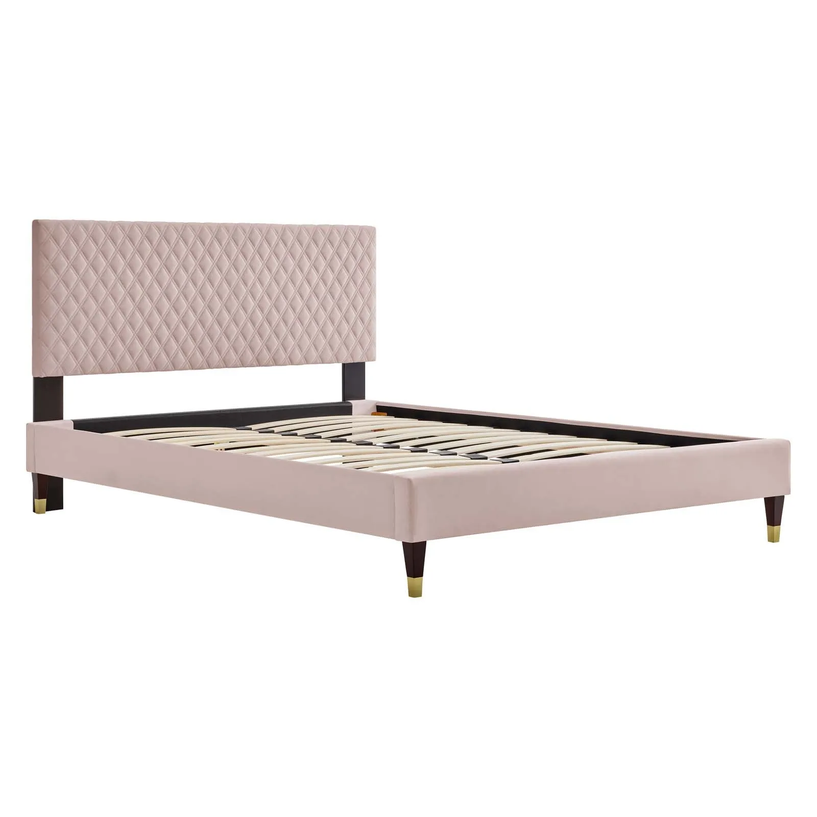 Garcelle Performance Velvet Queen Platform Bed By Modway - MOD-6290