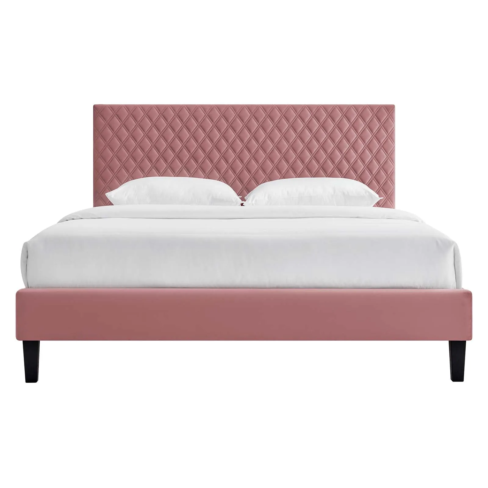 Garcelle Performance Velvet Twin Platform Bed By Modway - MOD-7044