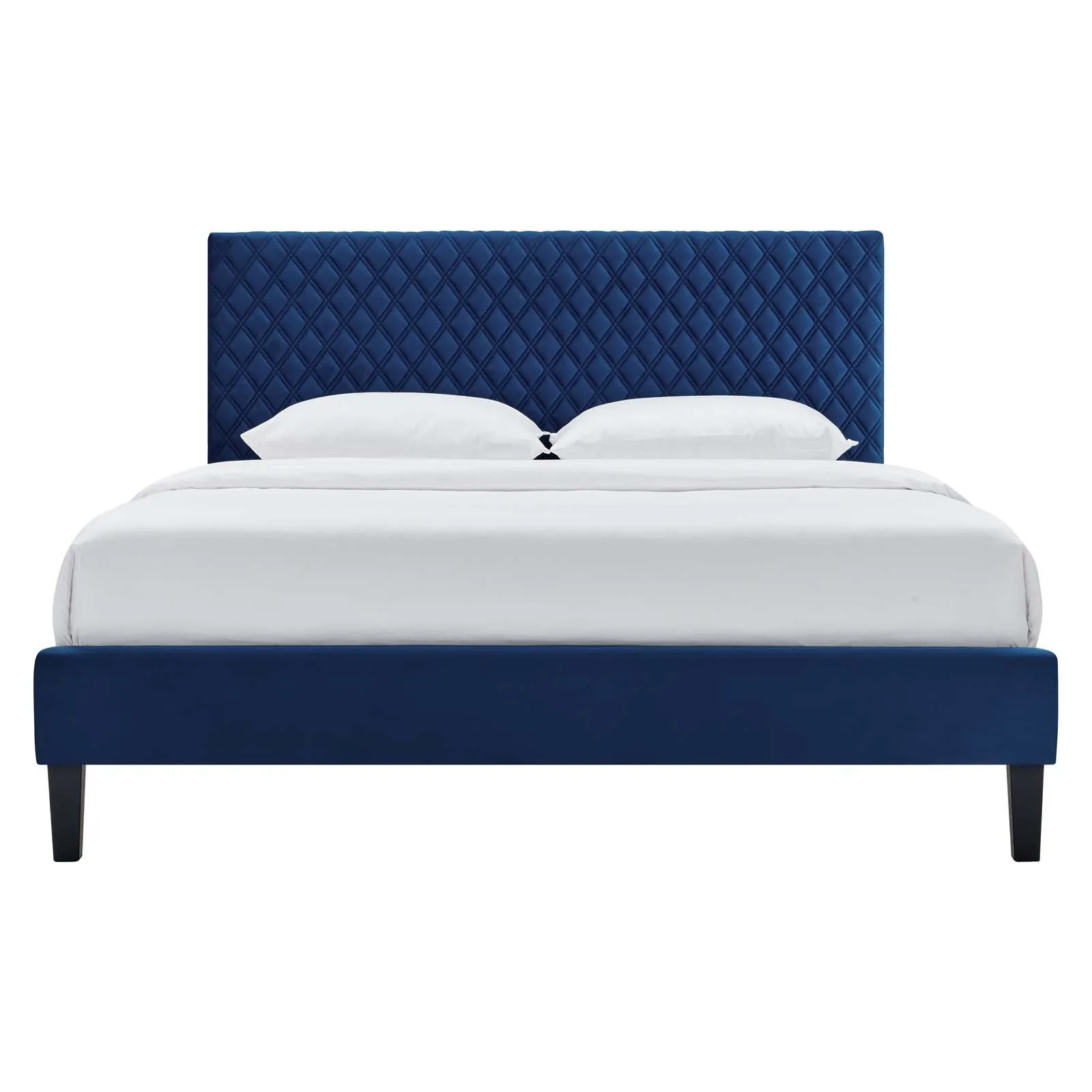Garcelle Performance Velvet Twin Platform Bed By Modway - MOD-7044