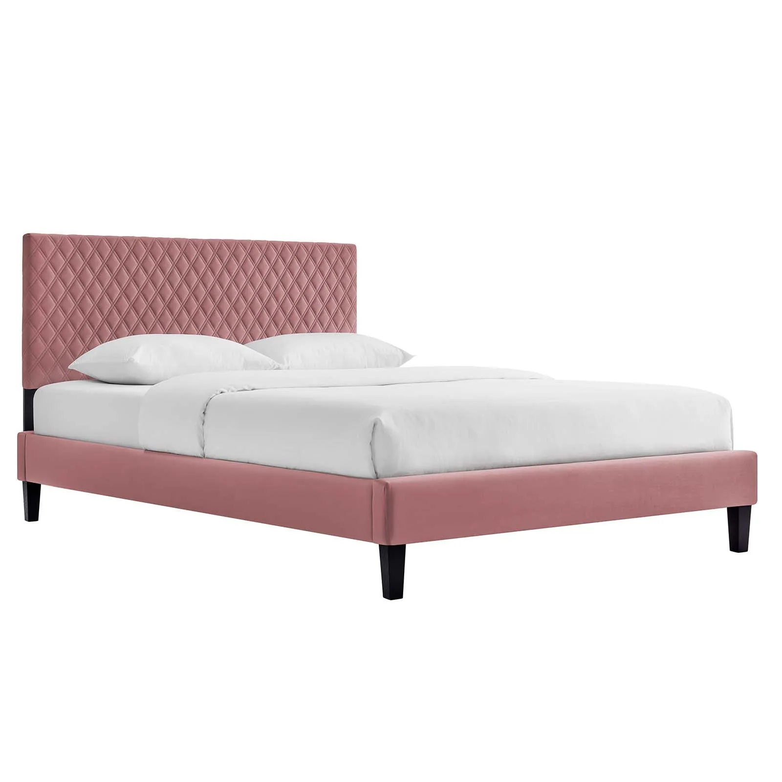 Garcelle Performance Velvet Twin Platform Bed By Modway - MOD-7044