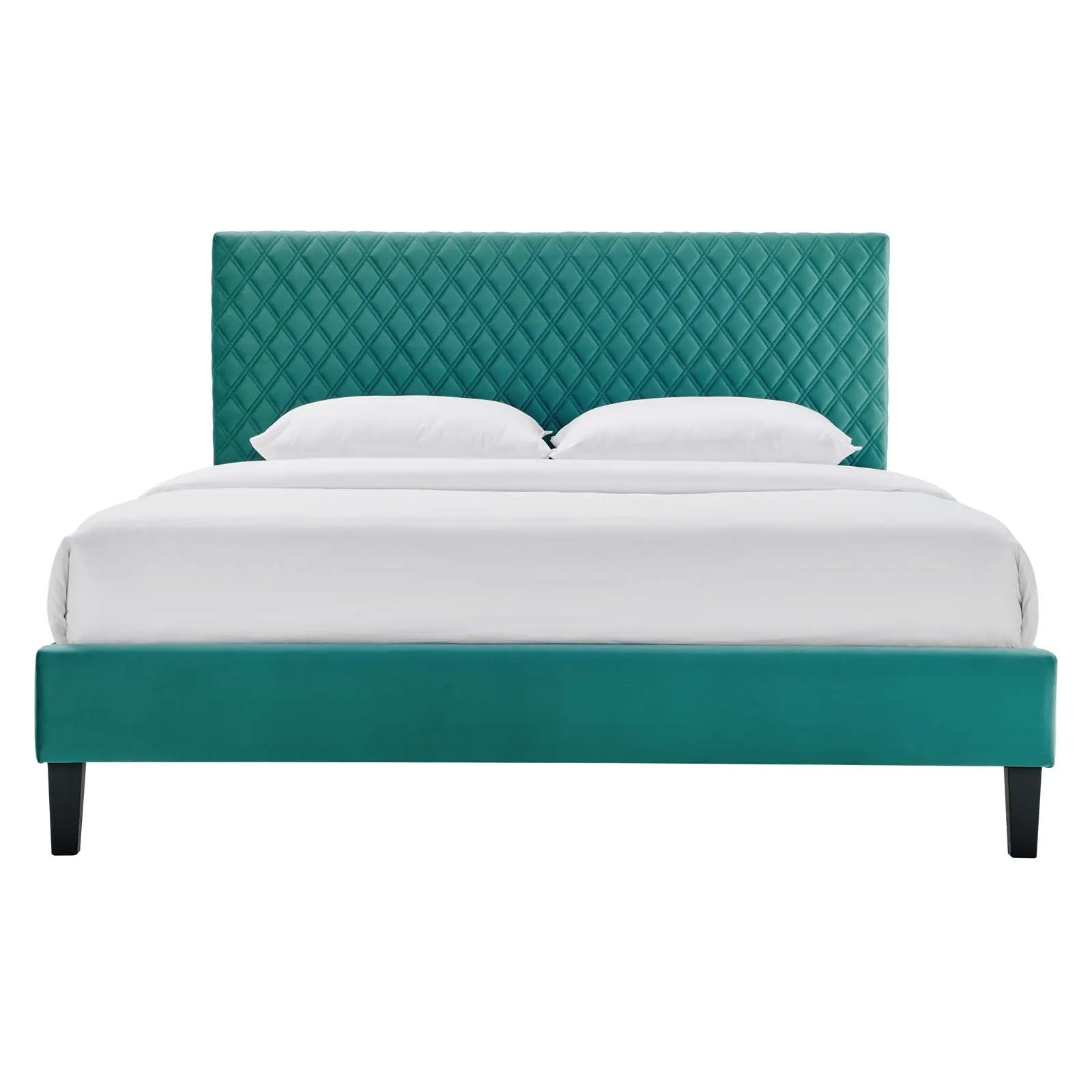 Garcelle Performance Velvet Twin Platform Bed By Modway - MOD-7044