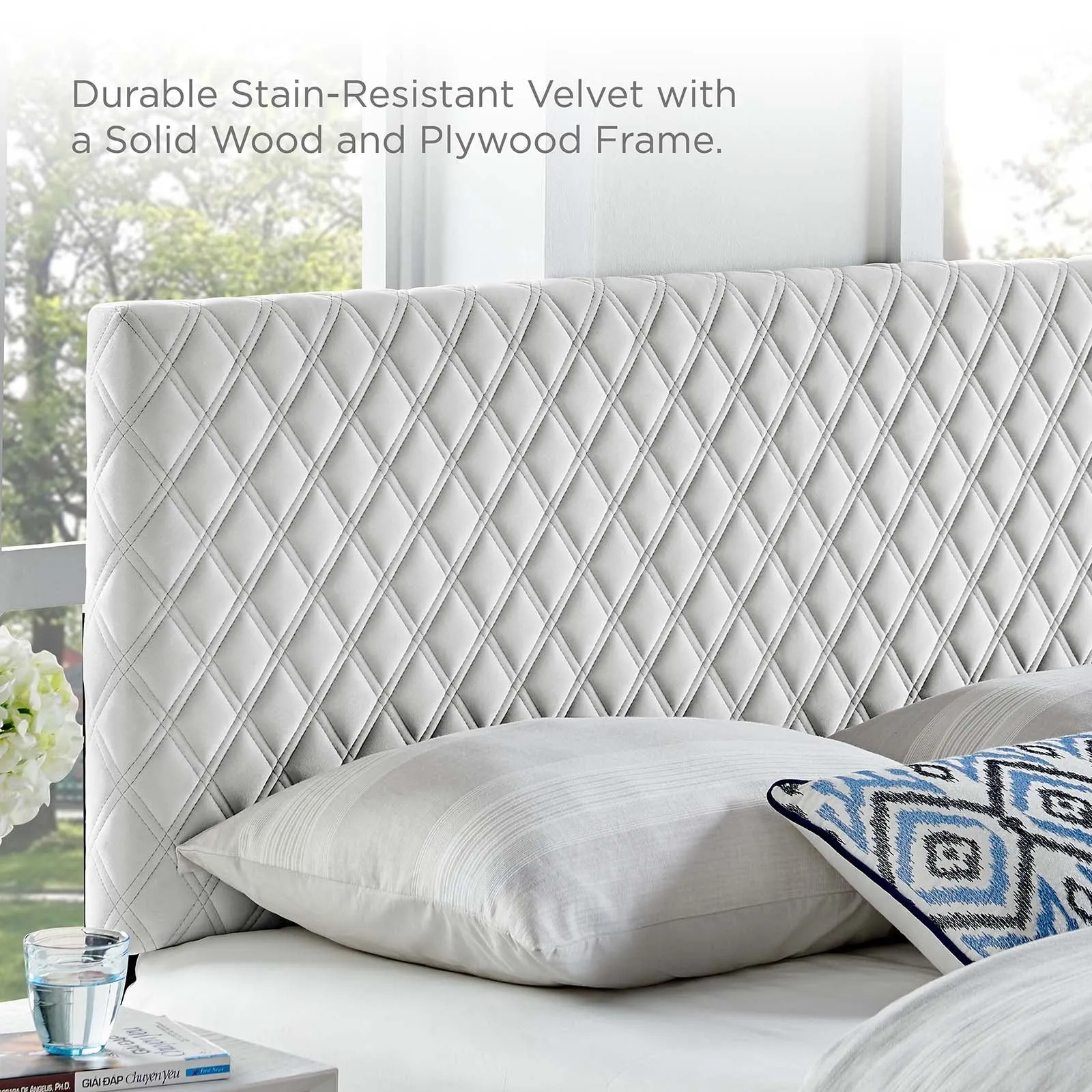 Garcelle Performance Velvet Twin Platform Bed By Modway - MOD-7044