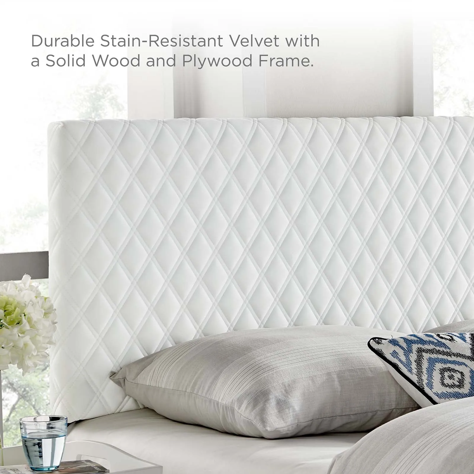 Garcelle Performance Velvet Twin Platform Bed By Modway - MOD-7044