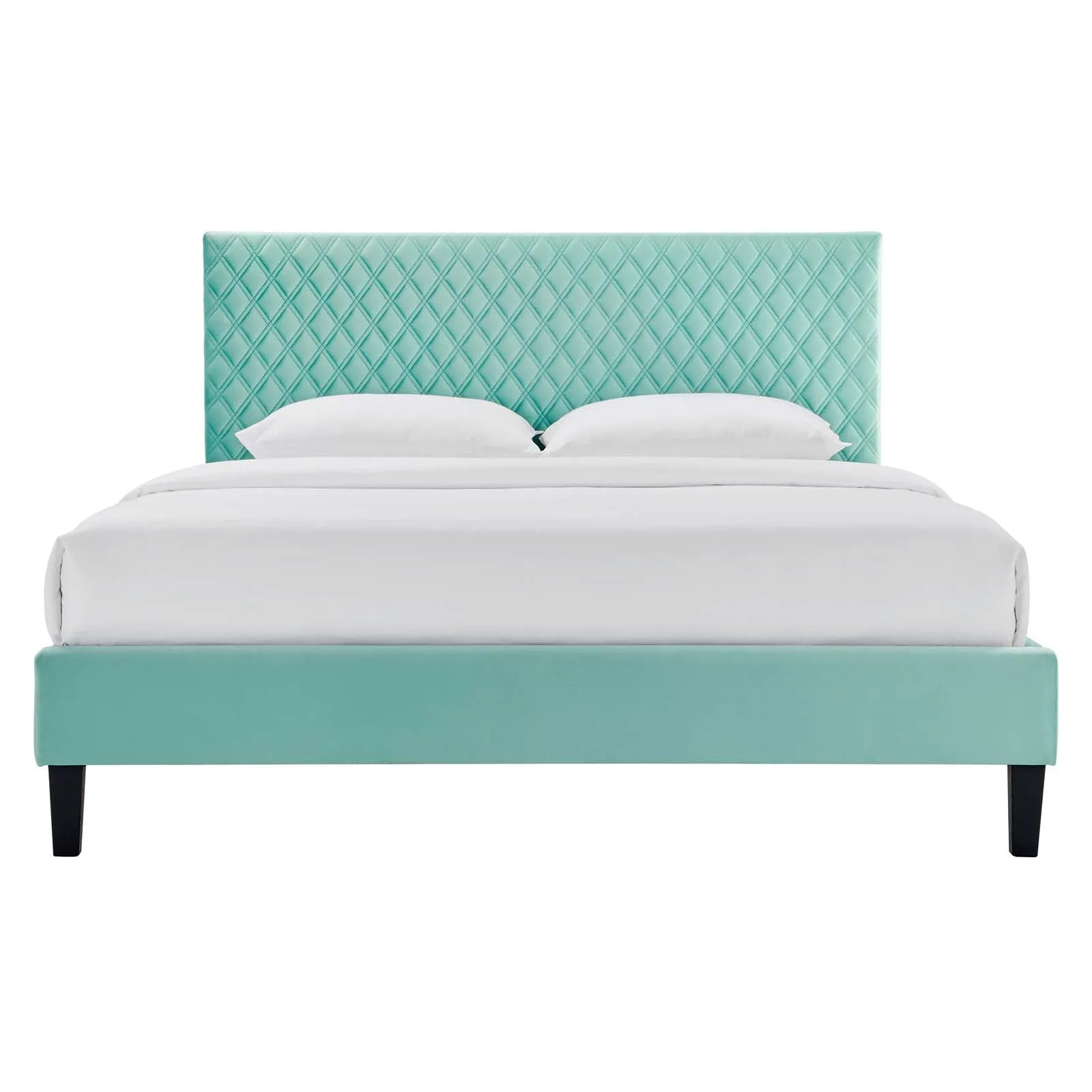 Garcelle Performance Velvet Twin Platform Bed By Modway - MOD-7044