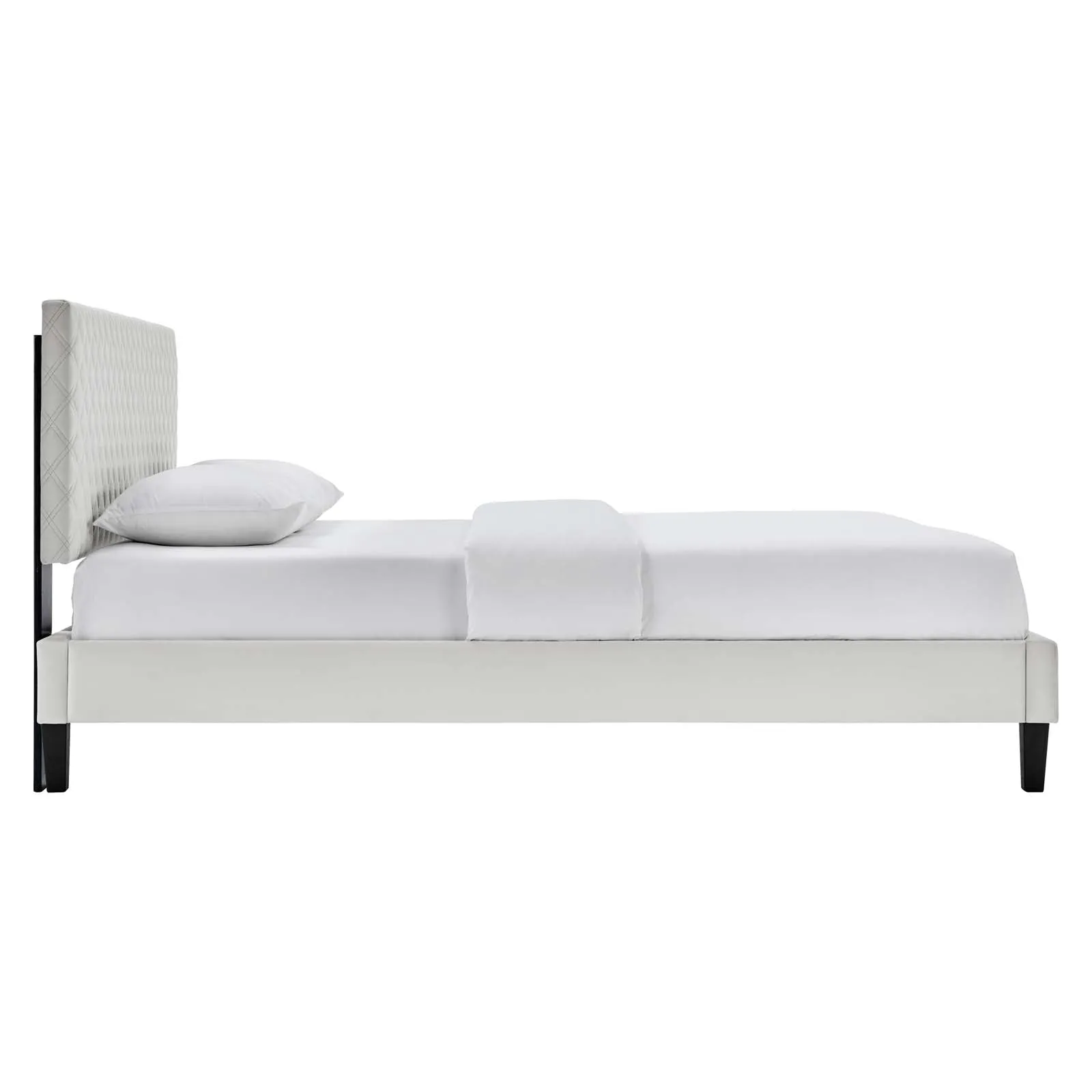 Garcelle Performance Velvet Twin Platform Bed By Modway - MOD-7044