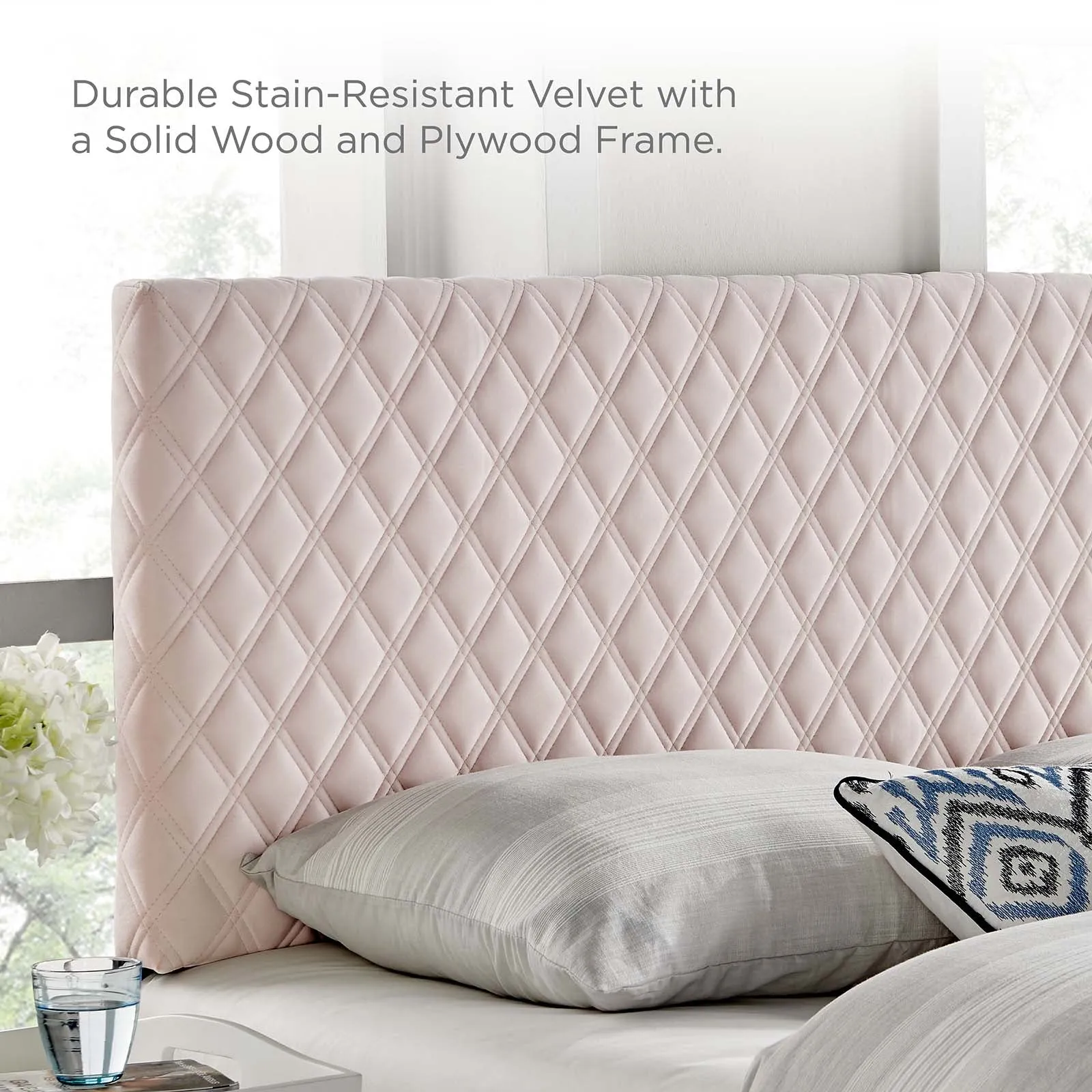 Garcelle Performance Velvet Twin Platform Bed By Modway - MOD-7044