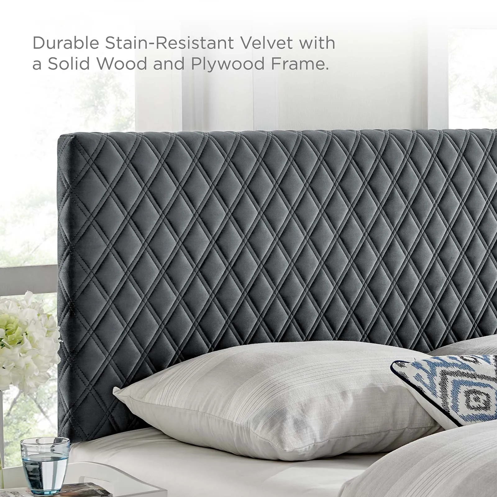 Garcelle Performance Velvet Twin Platform Bed By Modway - MOD-7044