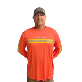 GEN 2 ANSI Class 1 Reflective Long Sleeve Safety Shirt w/ Hi Vis Strips