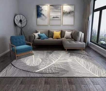 Geometric  Nordic Style Large Size Living Room  Rugs