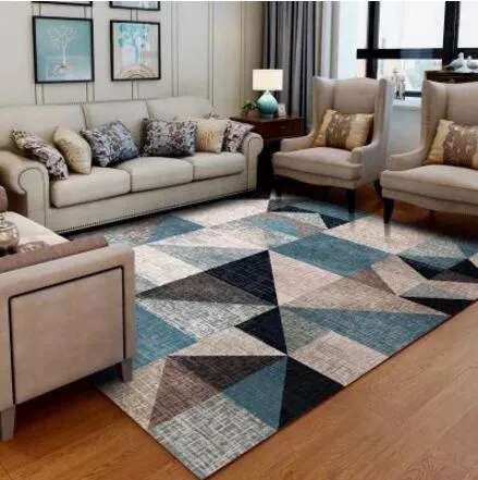 Geometric  Nordic Style Large Size Living Room  Rugs