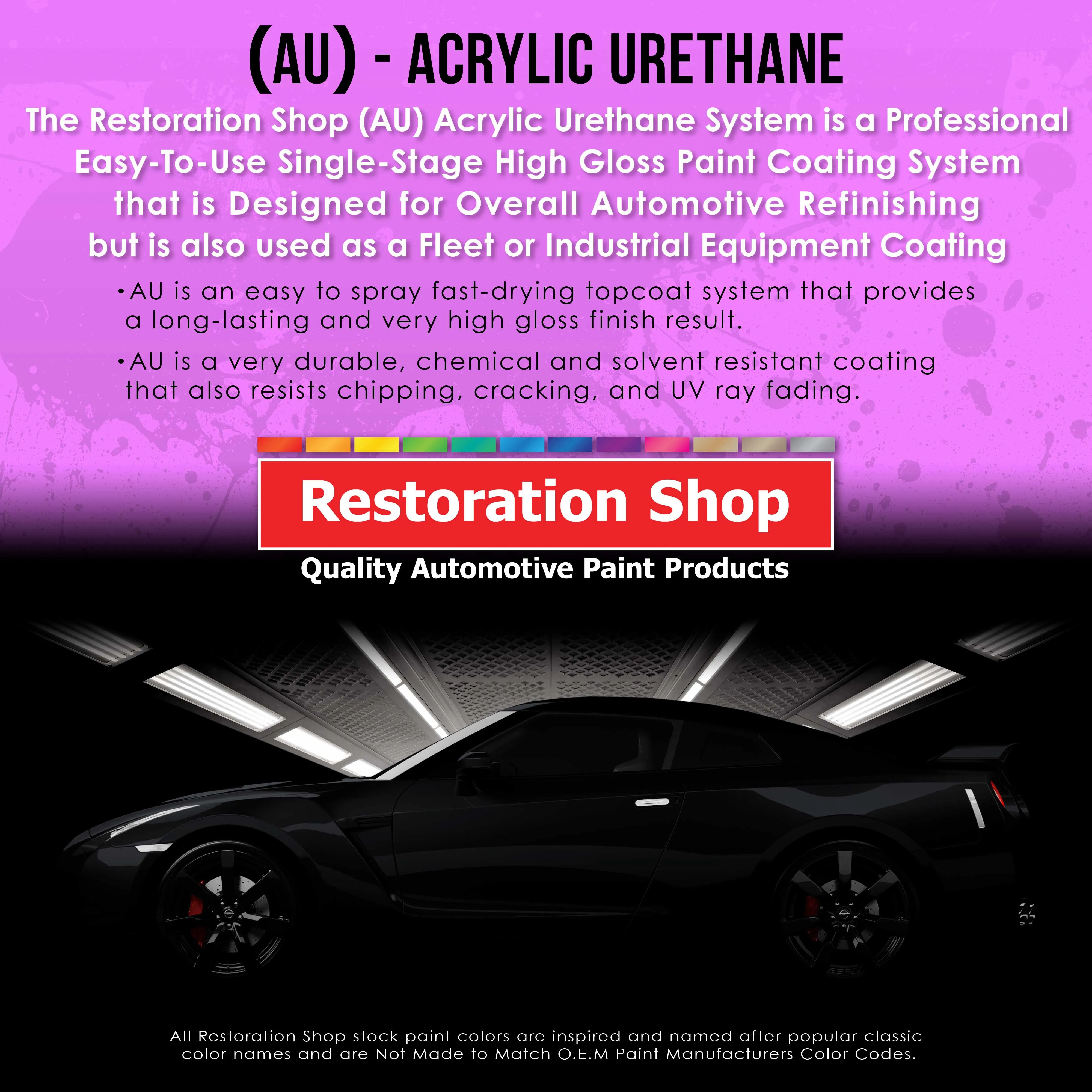 Ginger Metallic Acrylic Urethane Auto Paint - Complete Gallon Paint Kit - Professional Single Stage Automotive Car Truck Coating 4:1 Mix Ratio 2.8 VOC