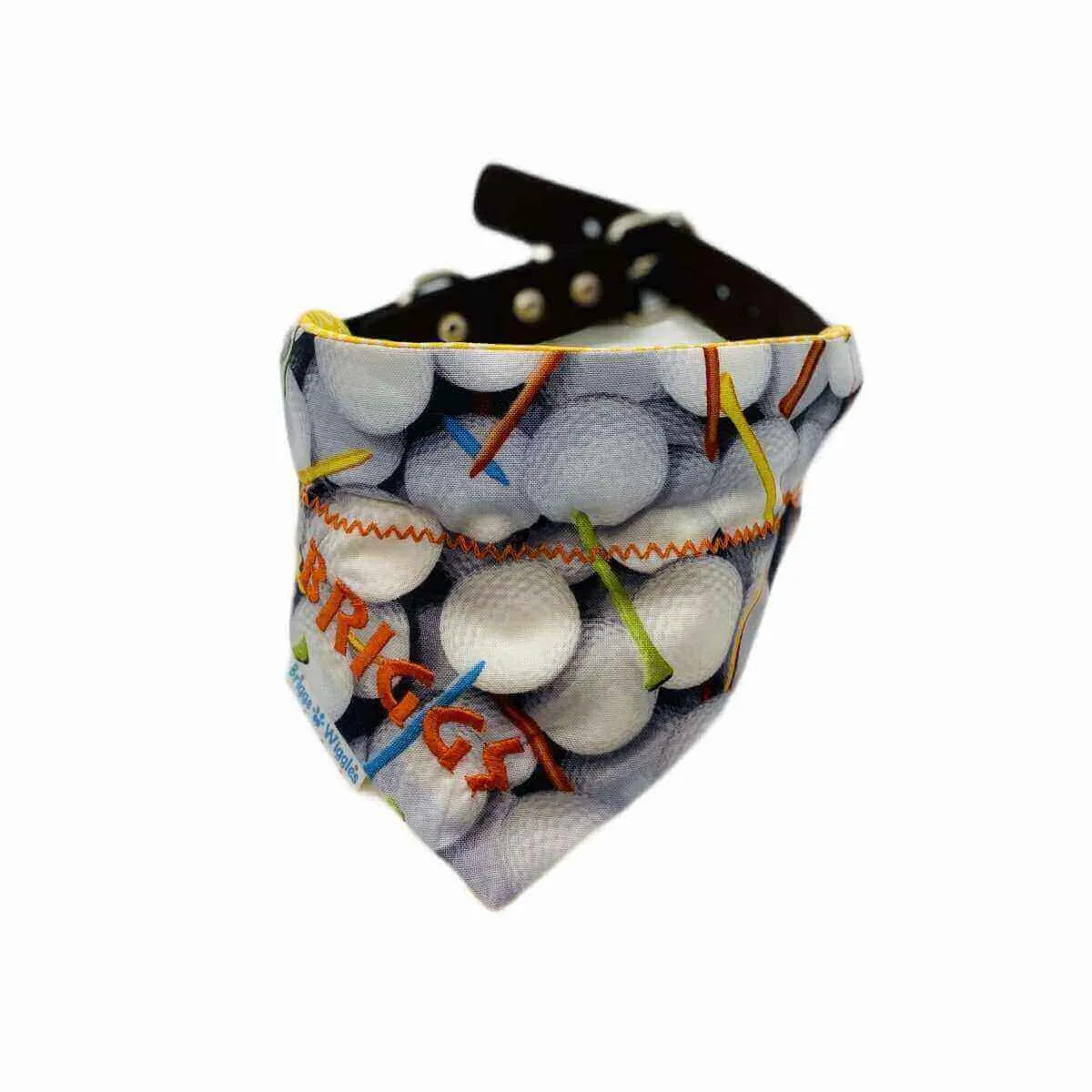 Golf Ball and Tee Dog Bandana