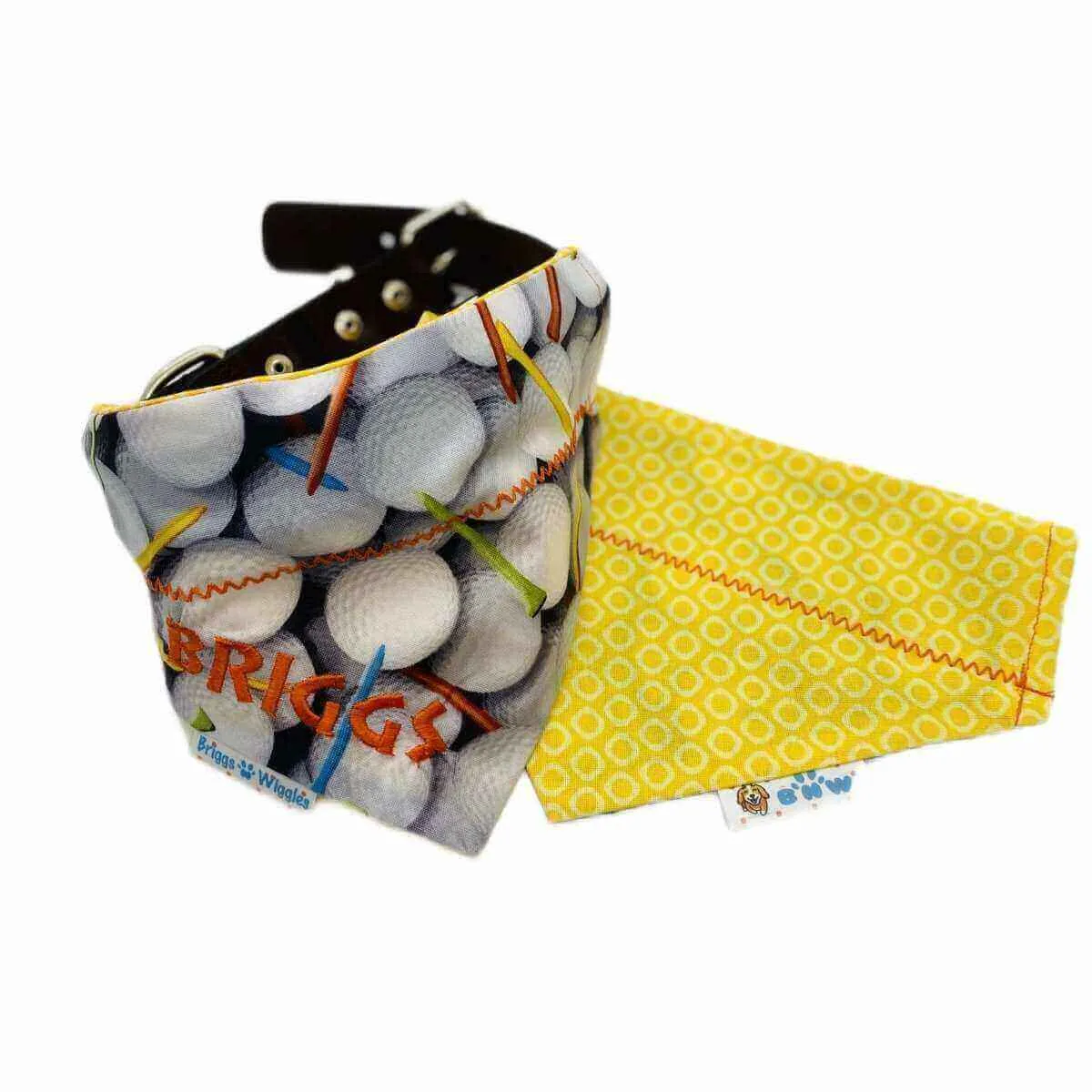 Golf Ball and Tee Dog Bandana