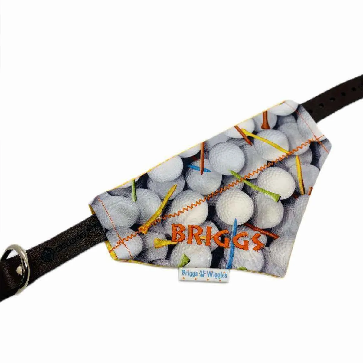 Golf Ball and Tee Dog Bandana