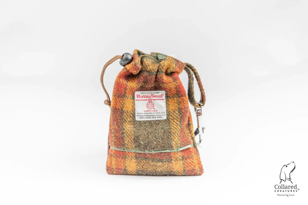 Harris Tweed Autumnal Check Luxury Dog Collar