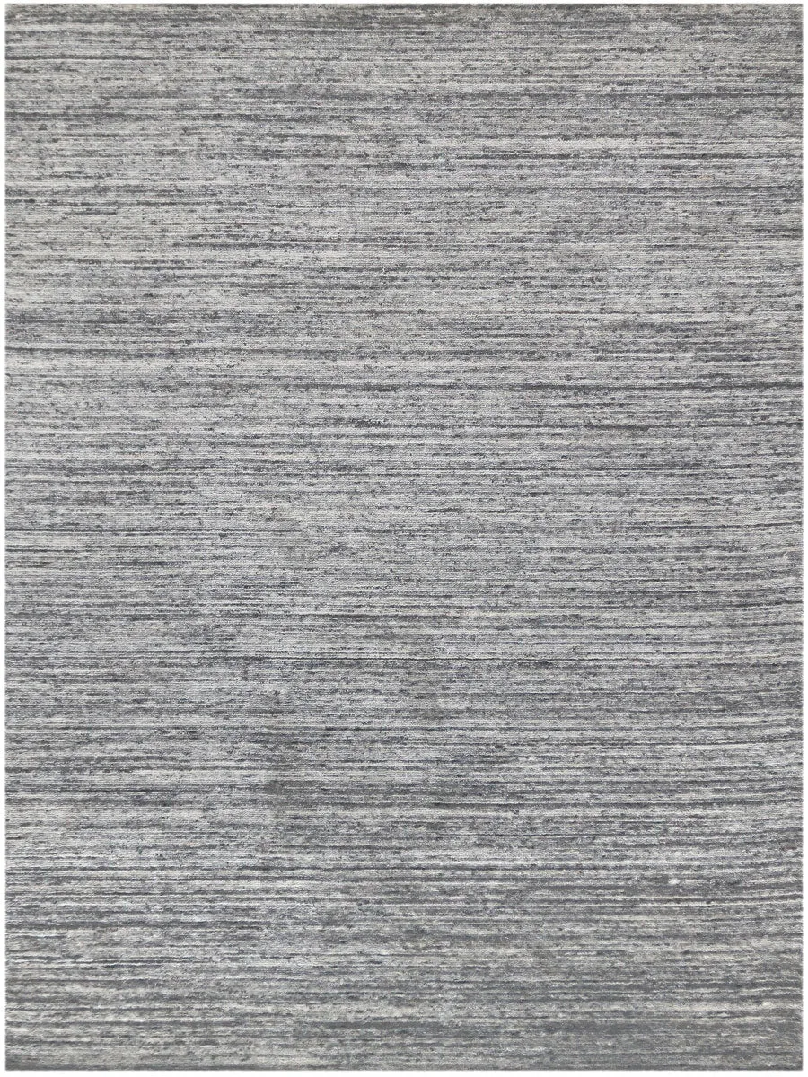 Heaven Modern Silver Hand-Woven Rug 8'x10'