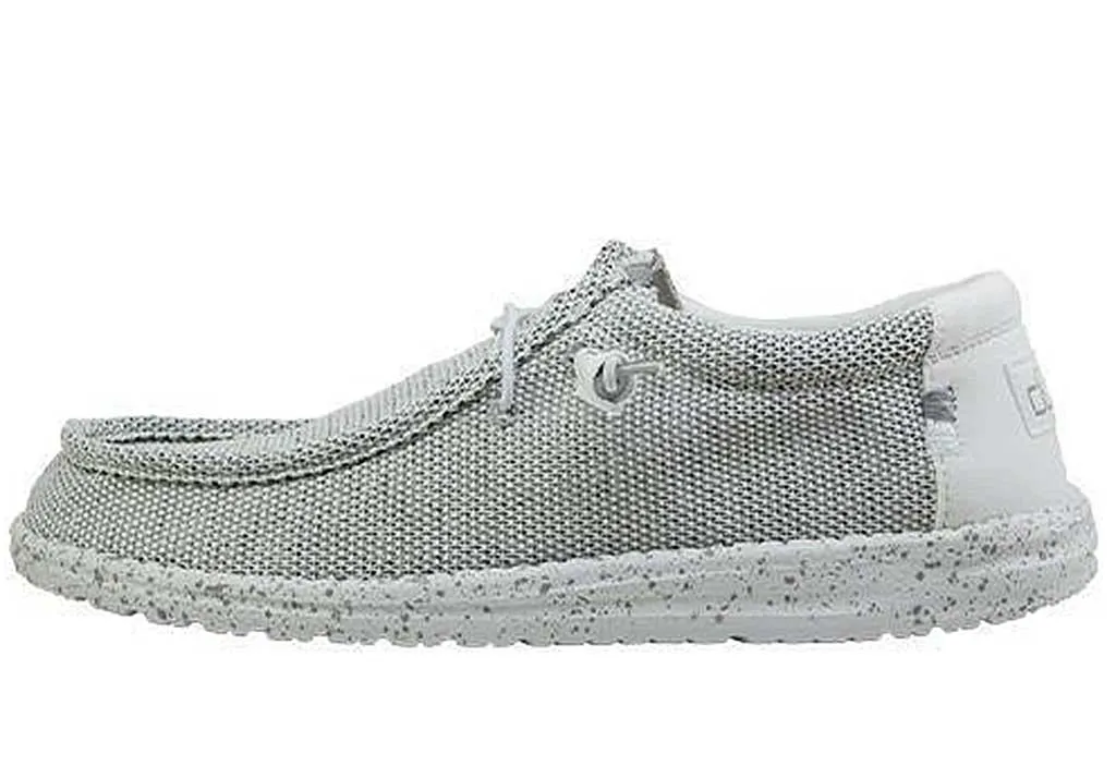 Hey Dude Men's Wally Sox Stone White