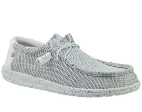 Hey Dude Men's Wally Sox Stone White