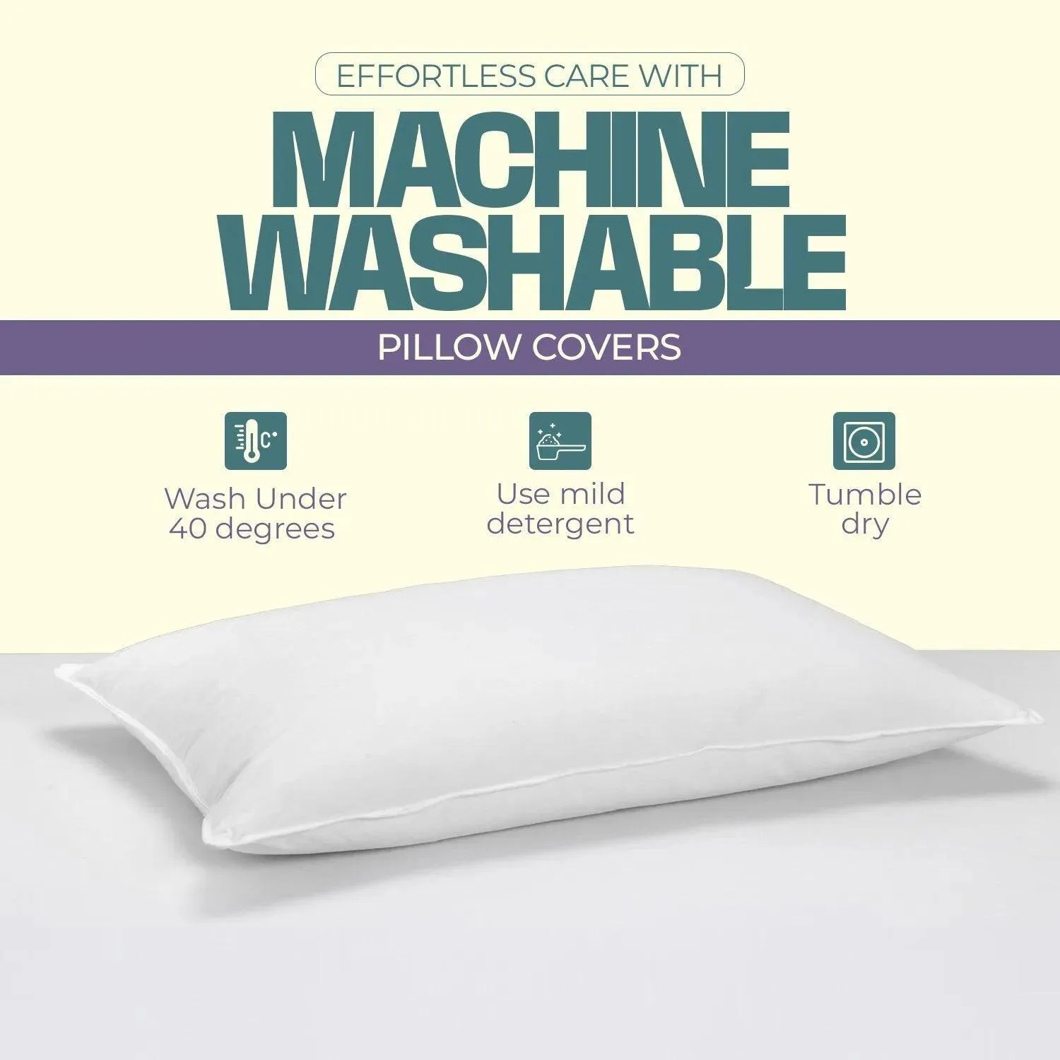 Hollowfibre Bounce Back Cushion Insert for Sofa and Bed – Pack of 4
