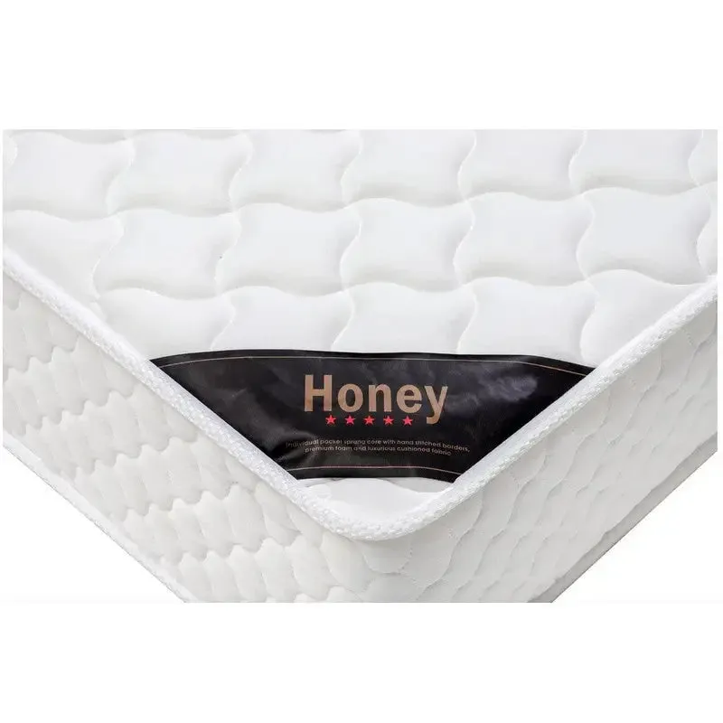 Honey 8’s Luxury 1000 Pocket Sprung Mattress - 3ft / 4ft 6 / 5ft