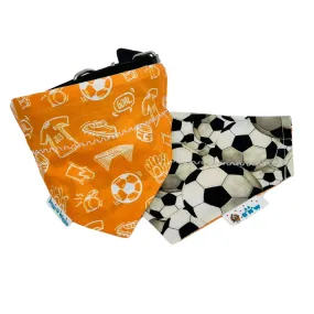 Houston Soccer Inspired Reversible Dog Bandana