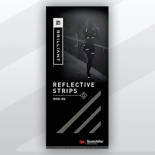 Iron-on Reflective Safety Strips
