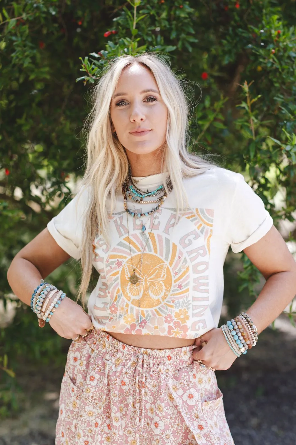 Keep Growing Graphic Tee - Ivory