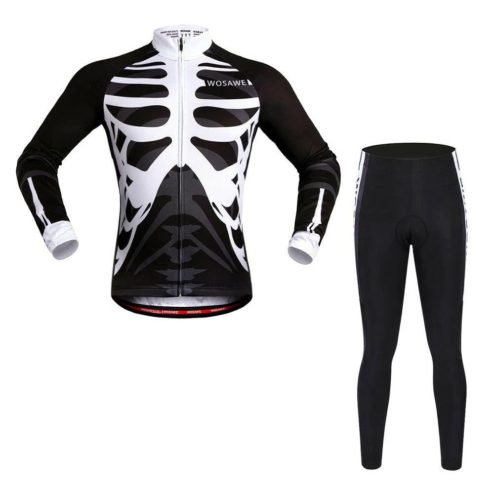 Long Sleeve Cycling Jersey Sets Breathable 4D Padded Pants Sportswear Mountain Bicycle Bike Apparel Cycling Clothing