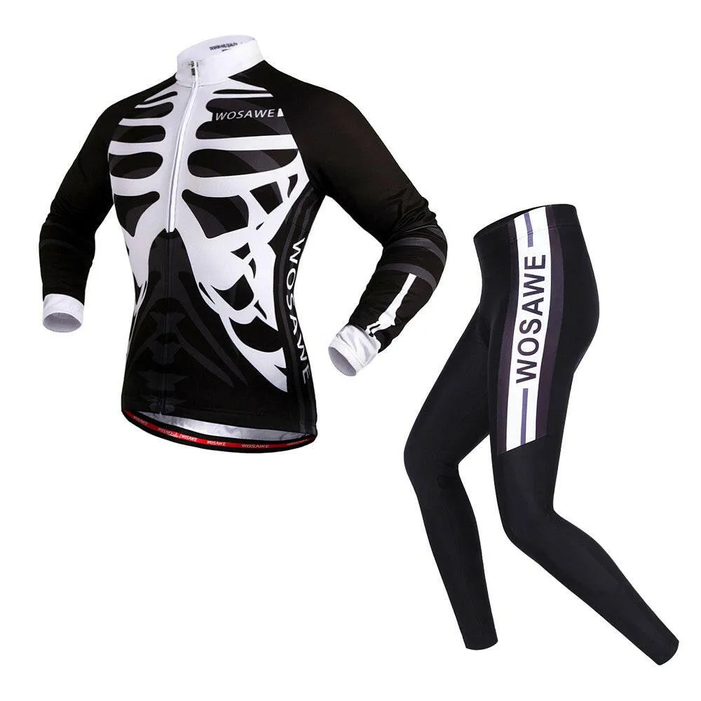 Long Sleeve Cycling Jersey Sets Breathable 4D Padded Pants Sportswear Mountain Bicycle Bike Apparel Cycling Clothing