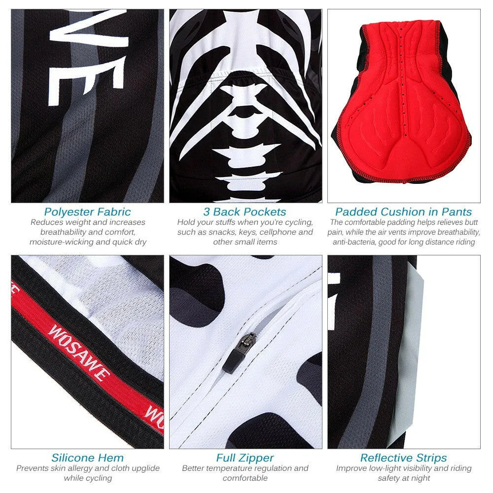 Long Sleeve Cycling Jersey Sets Breathable 4D Padded Pants Sportswear Mountain Bicycle Bike Apparel Cycling Clothing