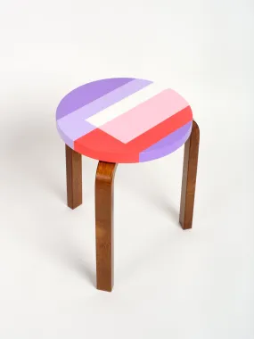 LTD ED FNC Artek Stool 60, Lilac 01