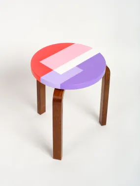 LTD ED FNC Artek Stool 60, Lilac 02
