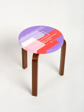 LTD ED FNC Artek Stool 60, Lilac 03